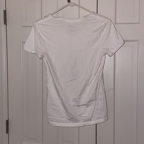 White V-Neck Top - Picture 2 of 4